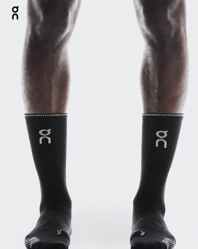 ON Performance Run Sock High - Black