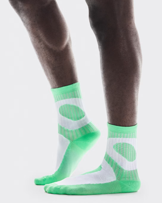 ON Liquid Logo Sock High - Tempest / Honey Dew