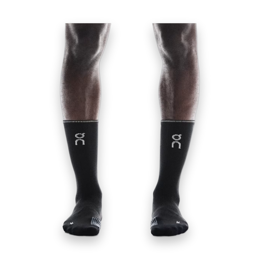 On Performance Run Sock High - Black / Eclipse