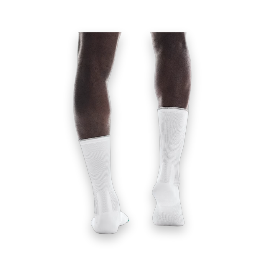 On Elite Run Sock High - White / Ivory