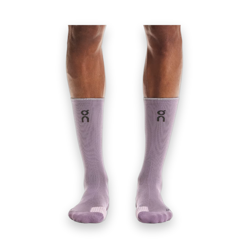 On Performance Run Sock High - Dewberry / Sakura