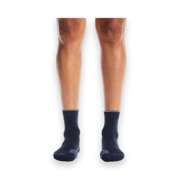 On Performance Run Sock Mid - Navy / Navy