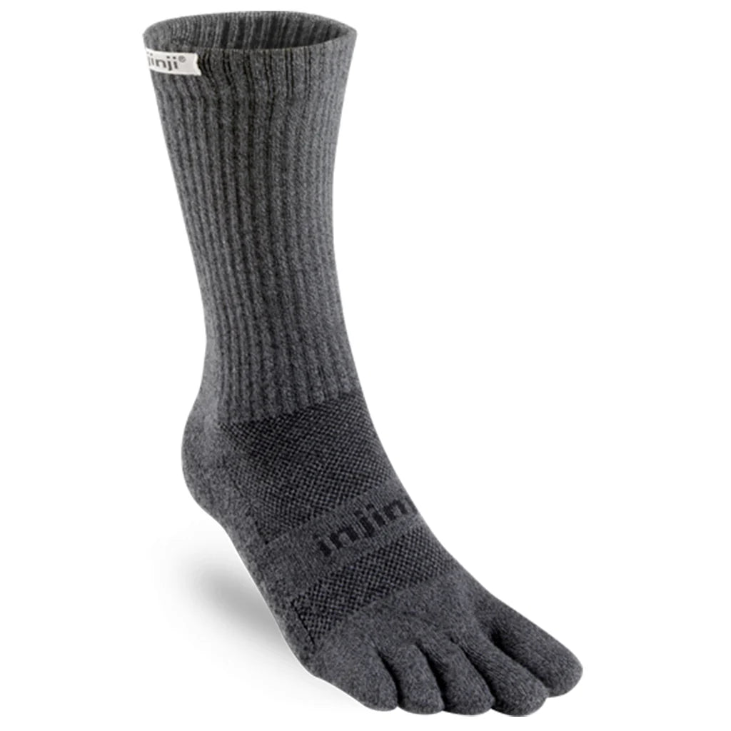 Injinji TRAIL Midweight Crew - Granite