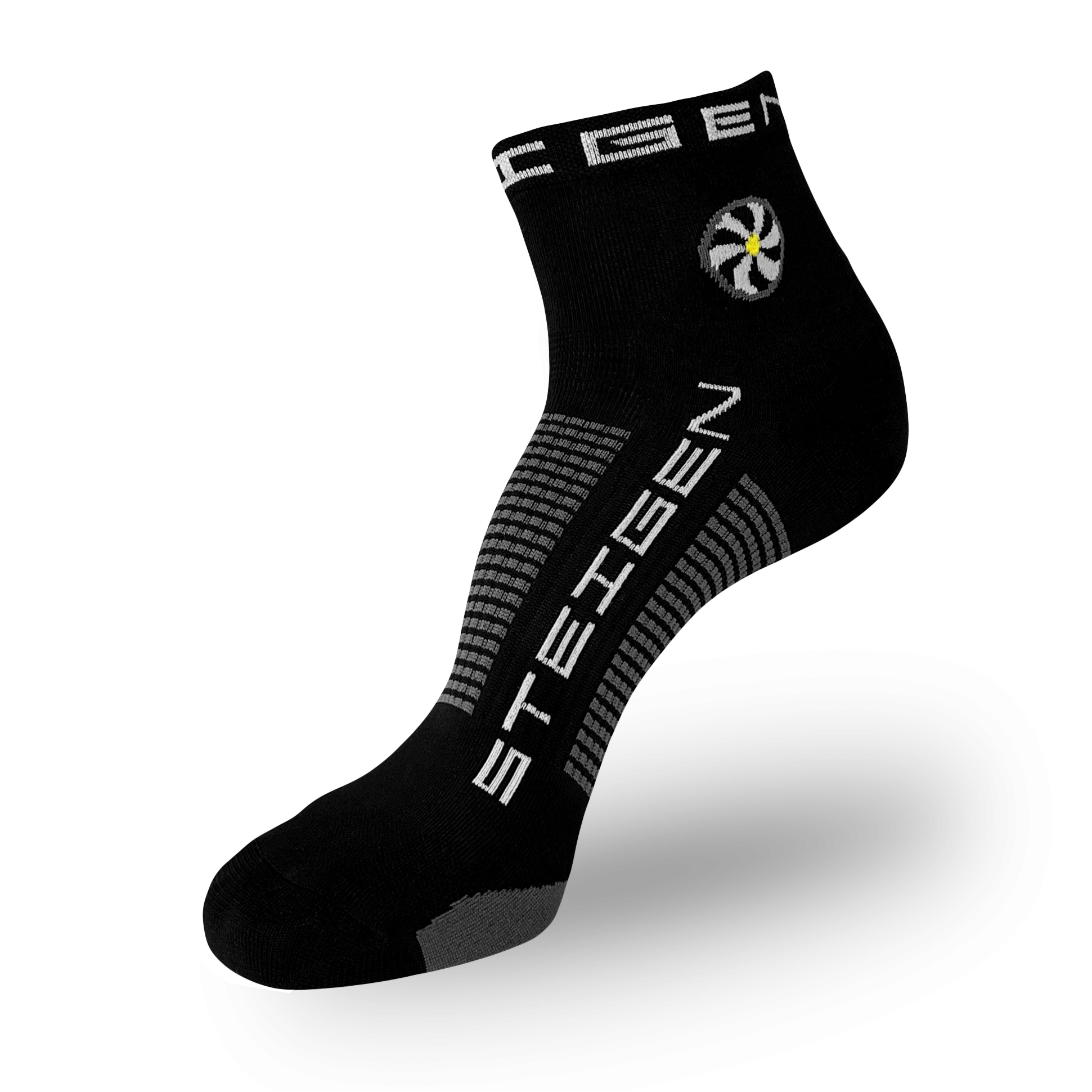 Steigen Performance 1/4 Sock - Black