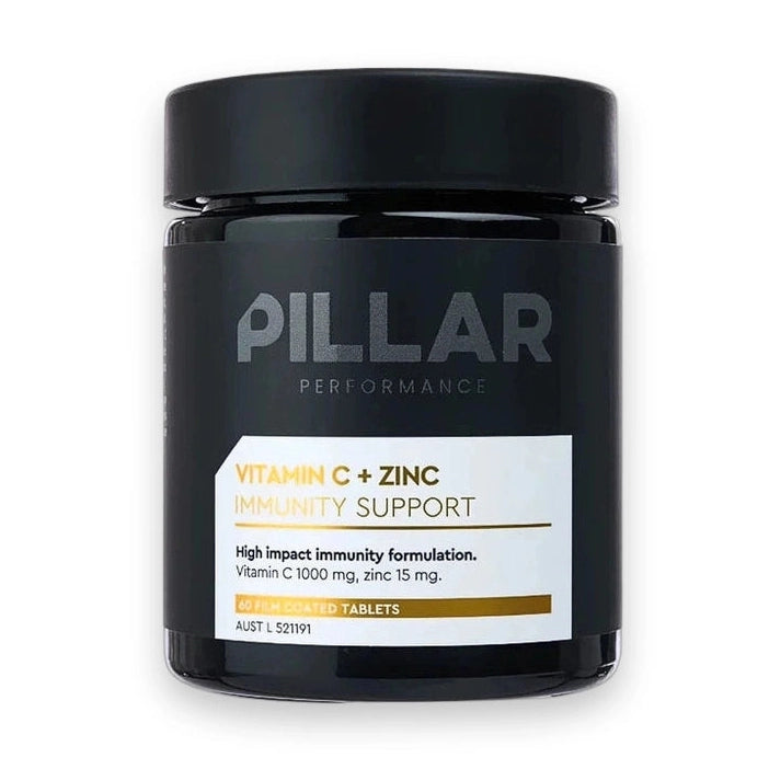 Pillar Performance Vitamin C + Zinc - 60 Tablets