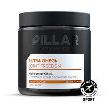 Load image into Gallery viewer, PILLAR PERFORM Ultra Omega Joint Freedom Capsules - Orange